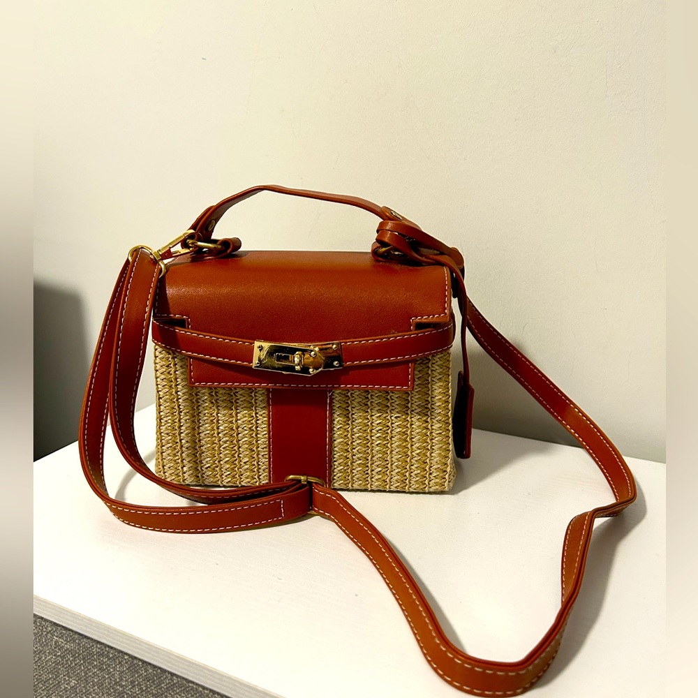 Brown and tan crossbody from Francesca’s